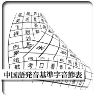 中国語発音基準字音節表